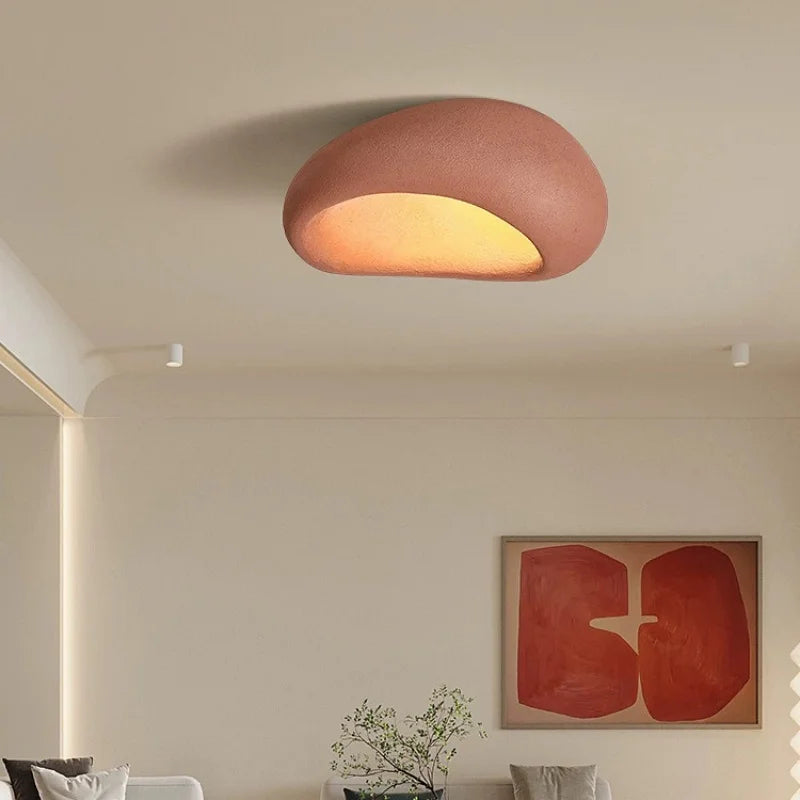 Nordic Minimalist Wabi Sabi Style Affordable Luxury Chandelier Cream Style Bedroom Ceiling Lights Lustre Home Decor LED Fixtures