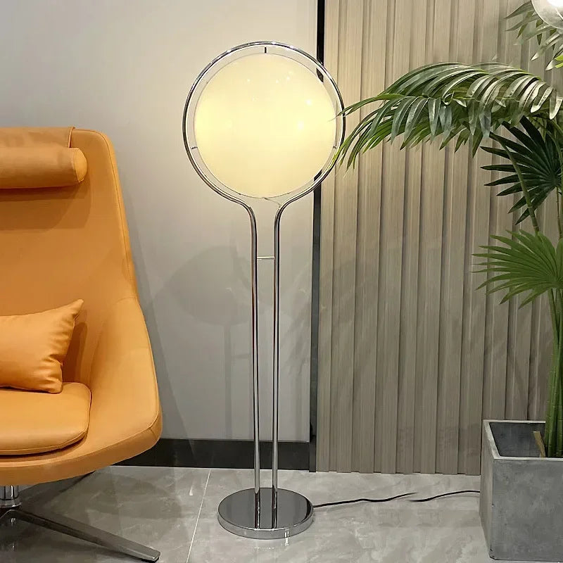 Nordic Designer Garrault Delord LED Floor Lamp Chrome Metal Acrylic Ball Floor Light Living Room Hotel Indoor Decoration Lamp