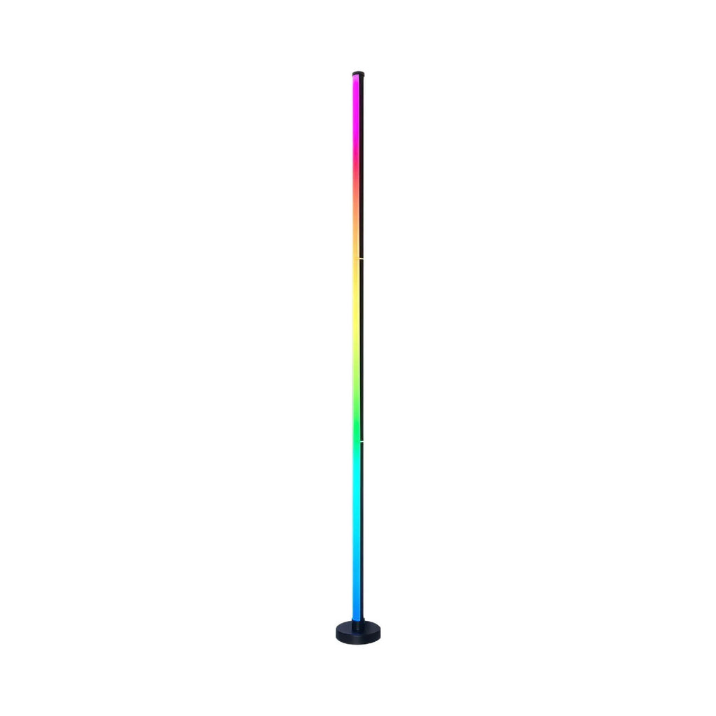 Smart RGB LED Corner Floor Lamp Music Rhythm Timing Remote Control Light for Living Room Bedroom Gaming Zone