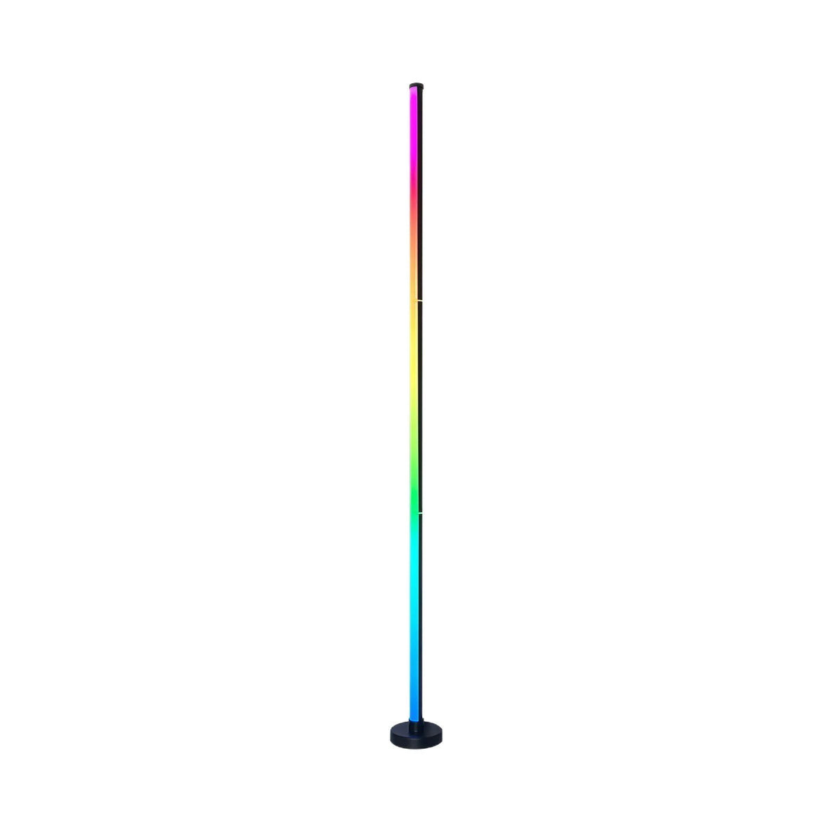 Smart RGB LED Corner Floor Lamp Music Rhythm Timing Remote Control Light for Living Room Bedroom Gaming Zone