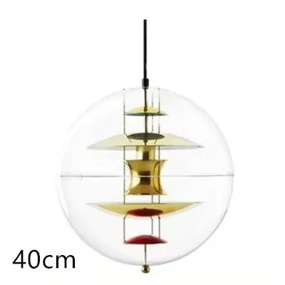 Nordic Acrylic Pendant Light  White Gold Silver Circular Hanging Lighting Luxury Bedroom Lighting Living Room Decoration