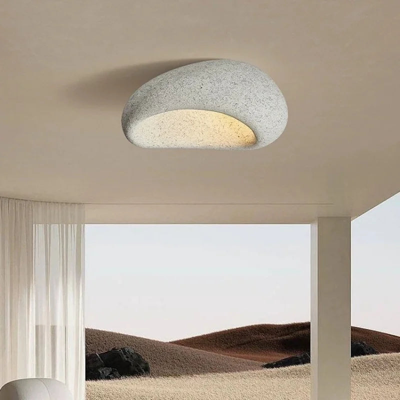 Nordic Minimalist Wabi Sabi Style Affordable Luxury Chandelier Cream Style Bedroom Ceiling Lights Lustre Home Decor LED Fixtures